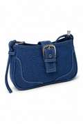 Kanelys Vintage Denim Buckle Shoulder Bag for women
