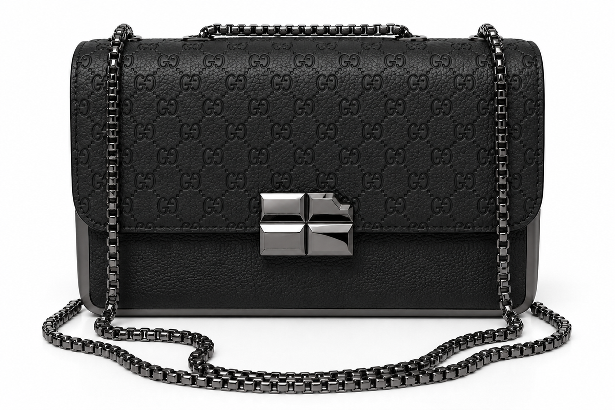 Kanelys Women Sling Bag | Stylish Embossed Pattern Shoulder Bag with Chain Strap