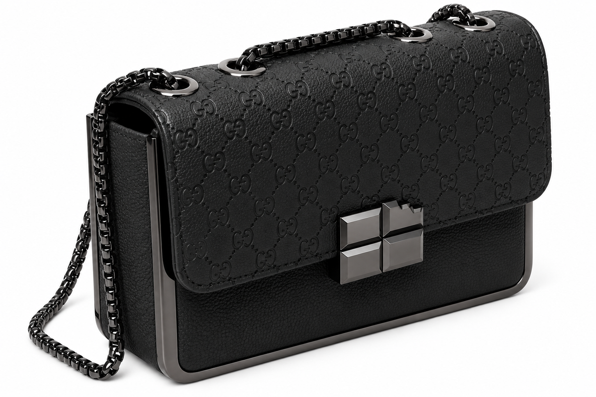 Kanelys Women Sling Bag | Stylish Embossed Pattern Shoulder Bag with Chain Strap