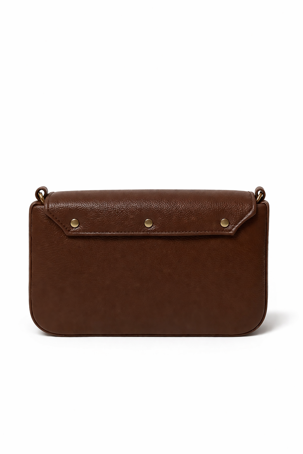 Classic Brown Envelope Sling Bag for Women | Minimal Crossbody Handbag