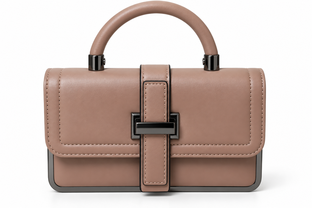 Kanelys Women Satchel Bag | Structured Handbag with Detachable Printed Shoulder Strap