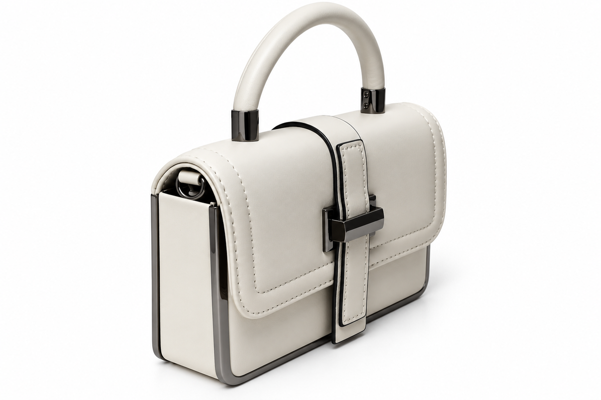 Kanelys Women Satchel Bag | Structured Handbag with Detachable Printed Shoulder Strap