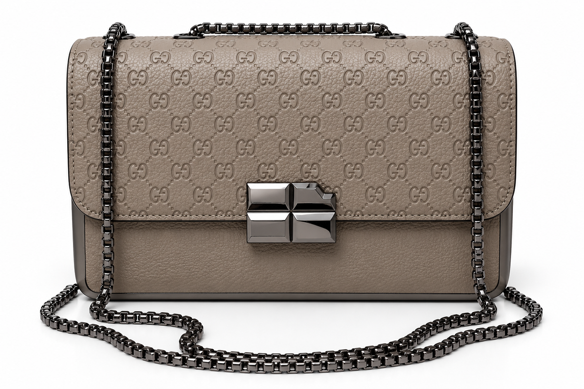 Kanelys Women Sling Bag | Stylish Embossed Pattern Shoulder Bag with Chain Strap