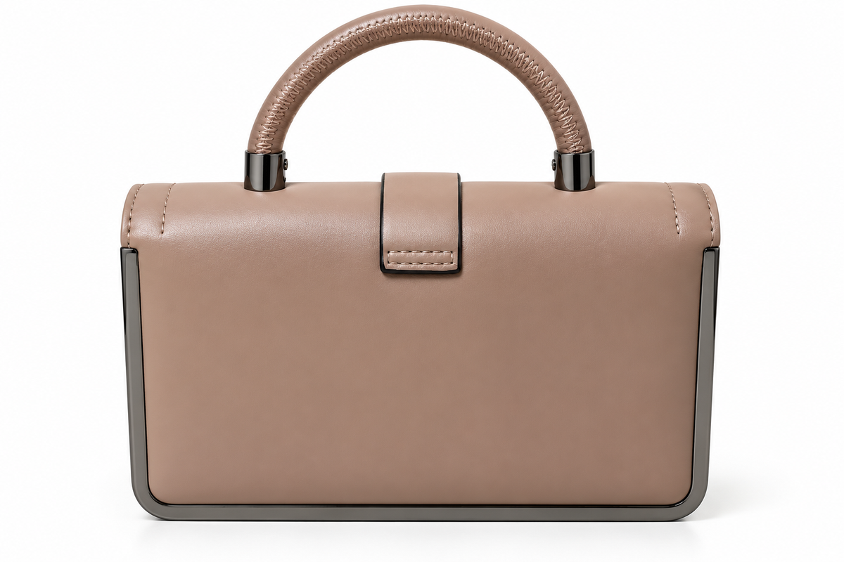Kanelys Women Satchel Bag | Structured Handbag with Detachable Printed Shoulder Strap