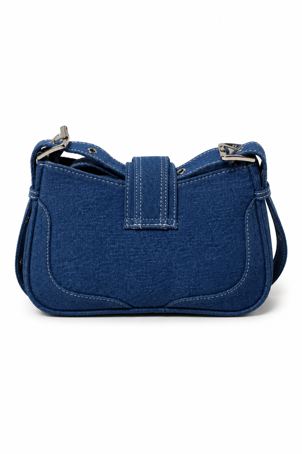 Kanelys Vintage Denim Buckle Shoulder Bag for women